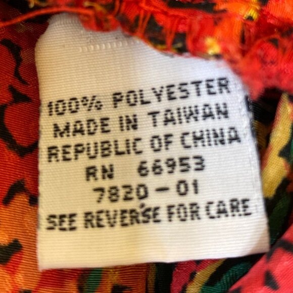 Andrea Gayle Red & Yellow Plaid Pleated Short Skirt Size 12 Polyester Fabric Wom - Picture 5 of 6